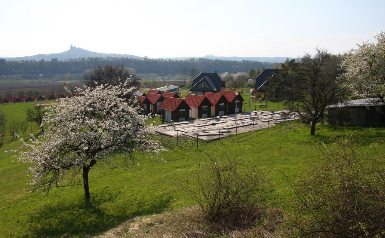 Camping V Raji - Palda Rovensko pod Troskami ภายนอก รูปภาพ
